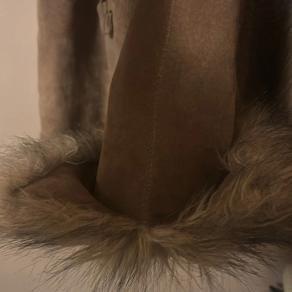 Vtg XOXO y2k 90s Penny Lane vibes leather & faux fur jacket - Picture 6 of 8